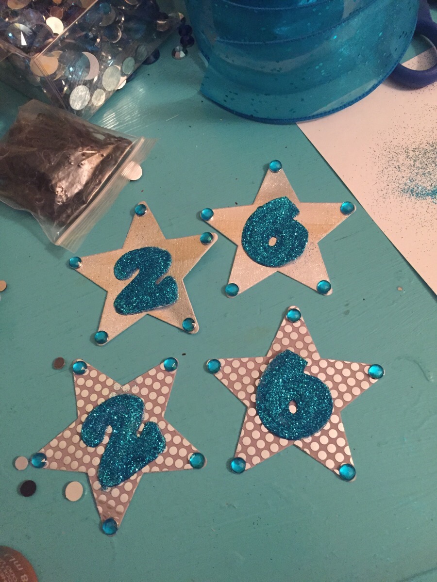 Embellished star pasties - 